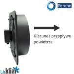 Wentylator ścienny Ferono FPT300A osiowy 300 mm wywiewny - 2