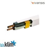 IVENSIS - Koryto instalacyjne IPDT60 białe 2m - 2