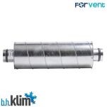 Forvent TK 50 D-250 L-600 - Tłumik akustyczny kołowy prosty - 2