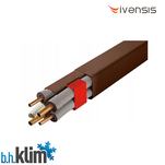 IVENSIS - Koryto instalacyjne IPDT80BR brązowe 2m - 2