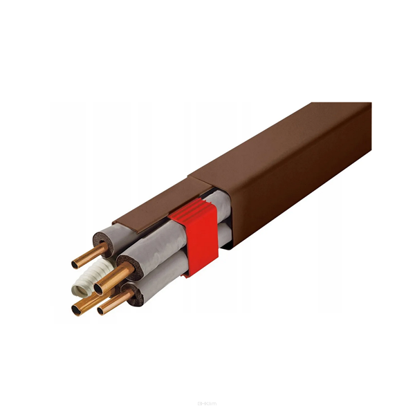 IVENSIS - Koryto instalacyjne IPDT80BR brązowe 2m