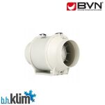 BVN BMFX 100 mm Wentylator kanałowy 2 biegi 198 m3/h  - 2