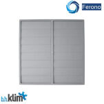 Żaluzja ścienna do wentylatora 710 mm. PVC  - 2
