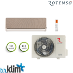 Rotenso Versu Cloth Caramel VCC26Xi - 2,6 kW - zestaw - 4